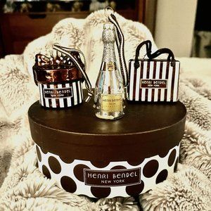 Henri Bendel Rare Ornament Set (3) in Hatbox